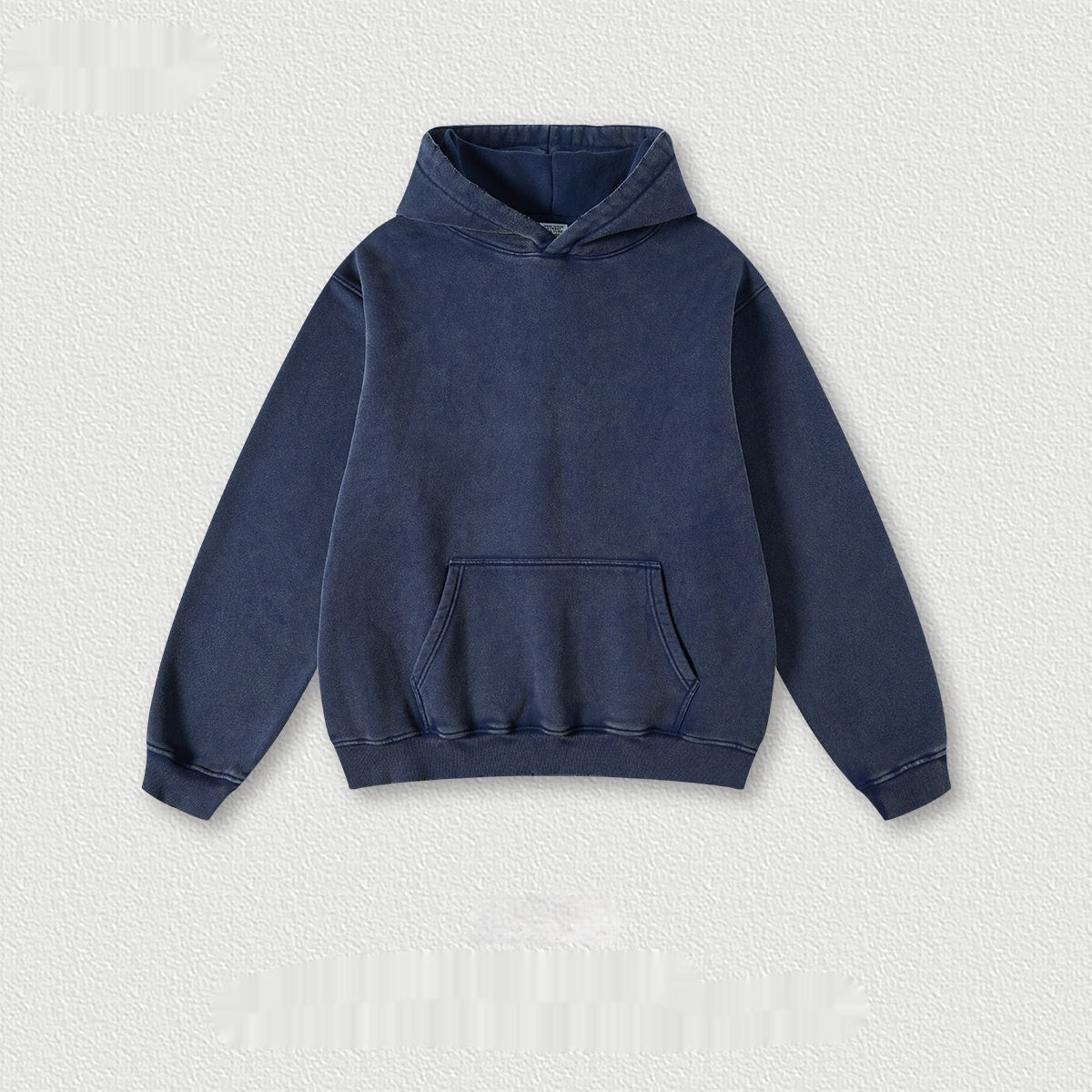 Men's Fashion Retro Velvet Padded Hooded Sweatshirt