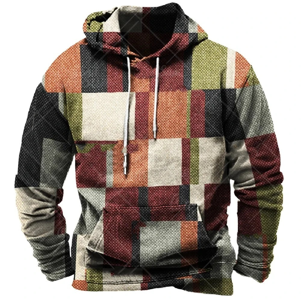 Spring And Autumn New Color Printed Hoodie