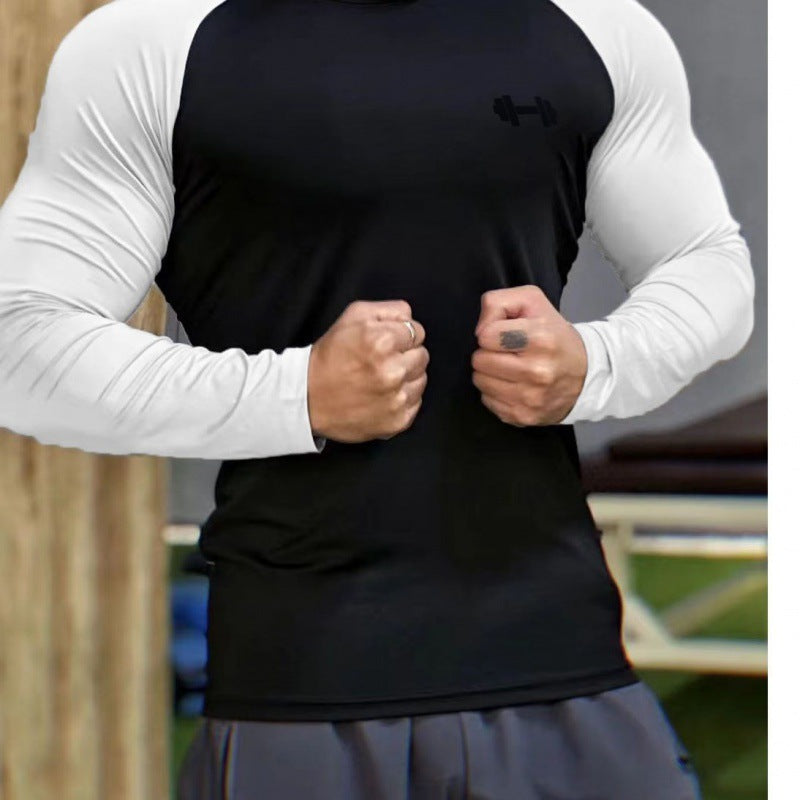 Men's Sports Top Slim Fit Long-sleeve T-shirt