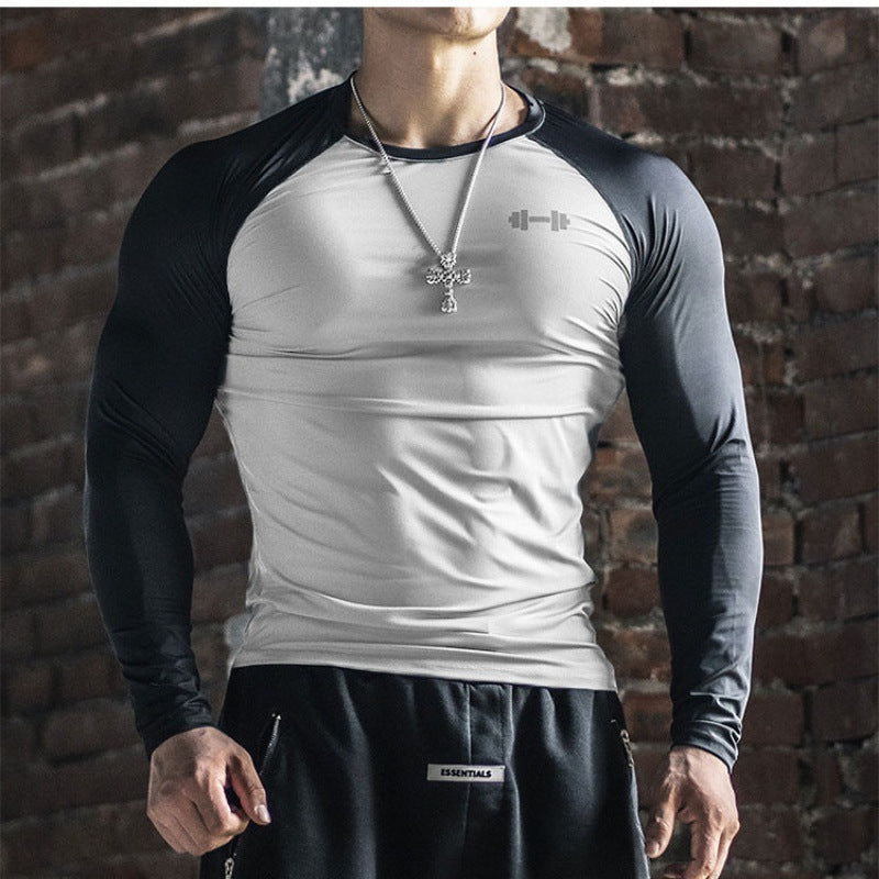 Men's Sports Top Slim Fit Long-sleeve T-shirt