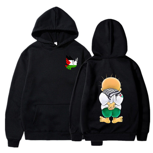 Peace Dove Hoodies Men Fashion Graphic Printed Sweatshir