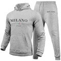 Men's Hoodie Suit Milan Printed Sweatshirt