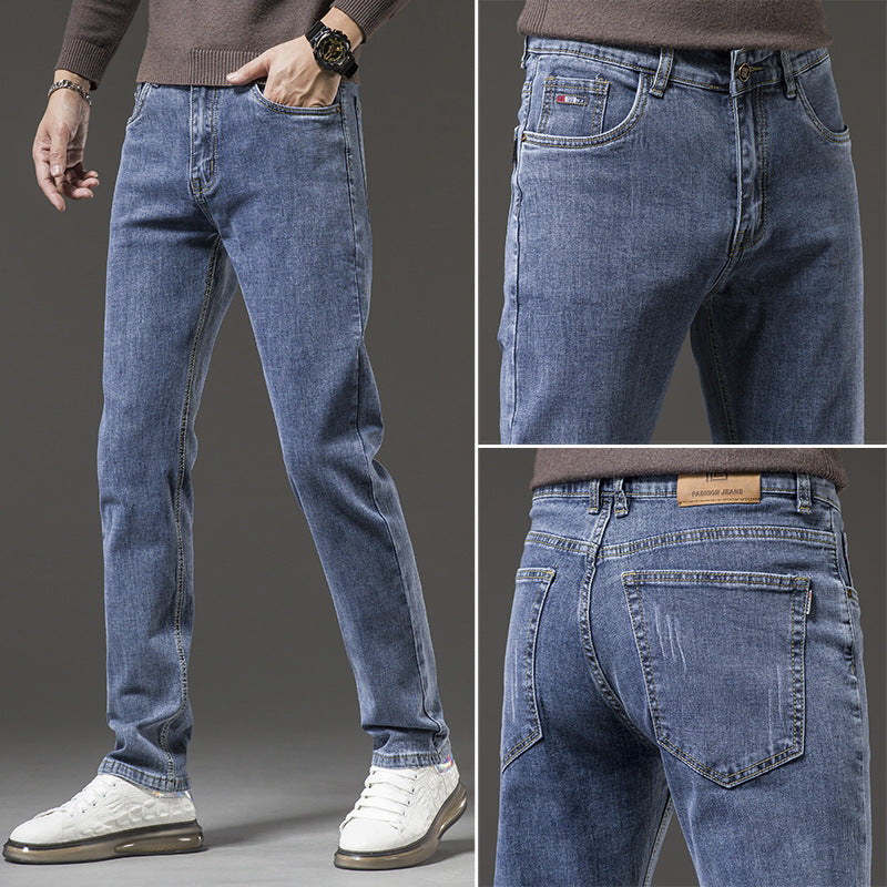 Men's Stretch Loose Slim Straight Casual Pants